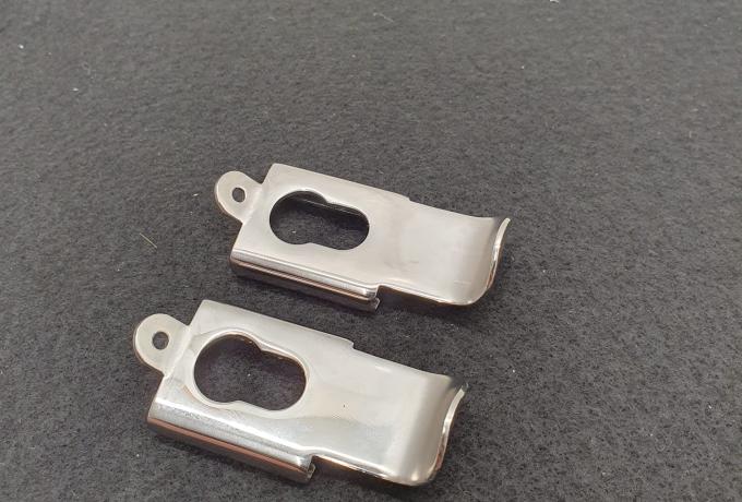Vincent Torque Arm Clips Stainless Pair