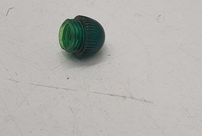 Dashboard Lense Screw in. green NOS