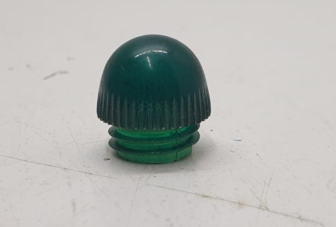 Dashboard Lense Screw in. green NOS