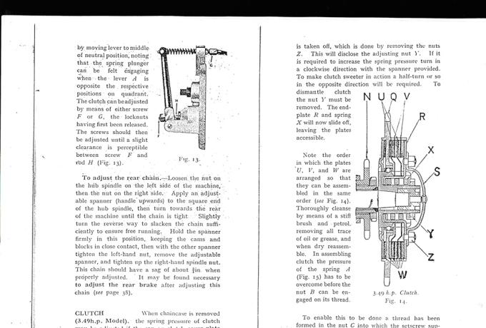 BSA Motorcycles Riding Insstructions for L29. S29. 1929 Copy
