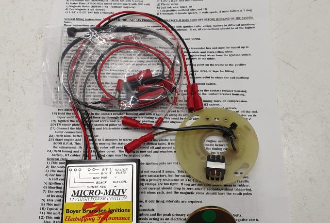 Boyer Electronic Ignition V-Twin conversion incl. Vincent 50° 12V Micro MKIV