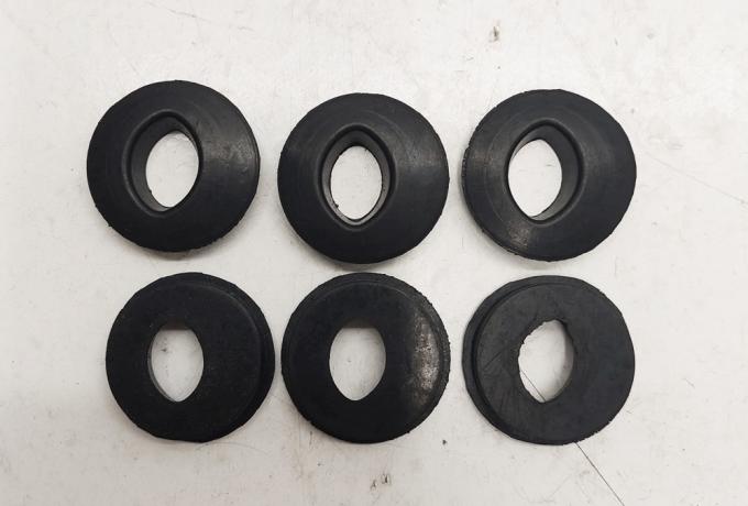 Burman / AJS/Matchless / Vincent Kupplungsgummi Set von 6 Stück