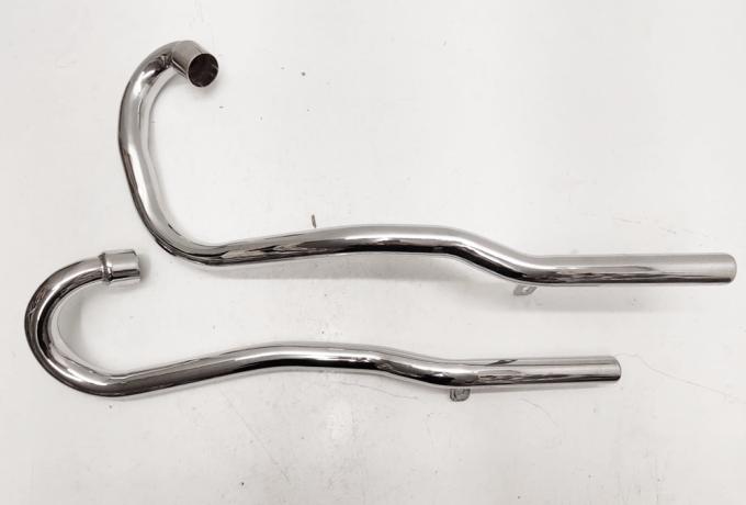 Triumph Exhaust Pipes /Pair High Level Cross over 1 3/4"