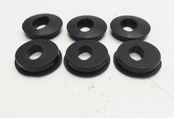 Burman / AJS/Matchless / Vincent Kupplungsgummi Set von 6 Stück