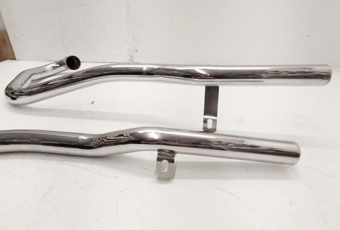 Triumph Exhaust Pipes /Pair High Level Cross over 1 3/4"