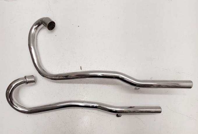 Triumph Exhaust Pipes /Pair High Level Cross over 1 3/4"