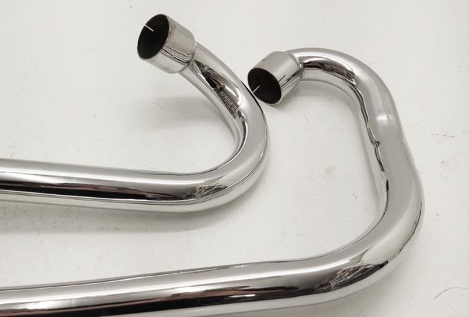 Triumph Exhaust Pipes /Pair High Level Cross over 1 3/4"
