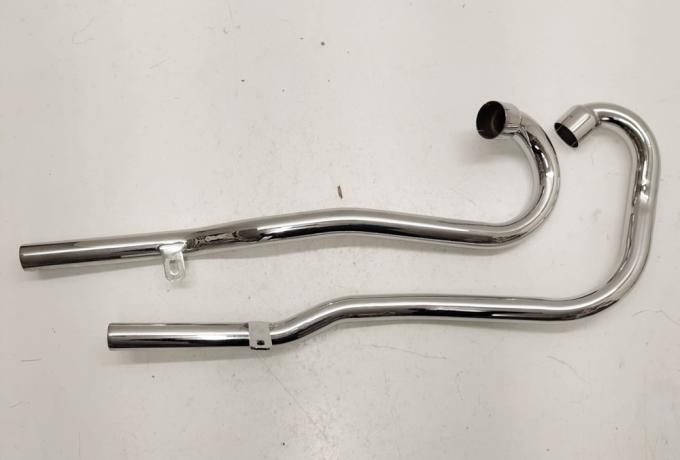 Triumph Exhaust Pipes /Pair High Level Cross over 1 3/4"
