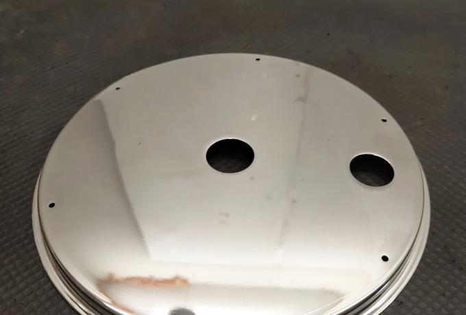AJS/Matchless / AMC Rear Brake Cover Plate Chrome
