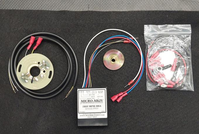 Boyer MKIV Ignition Kit. Triumph/BSA. Single/Twin 6V