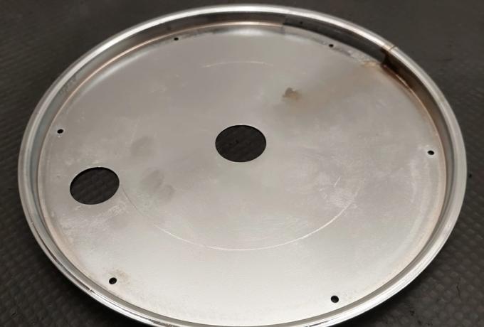 AJS/Matchless / AMC Rear Brake Cover Plate Chrome