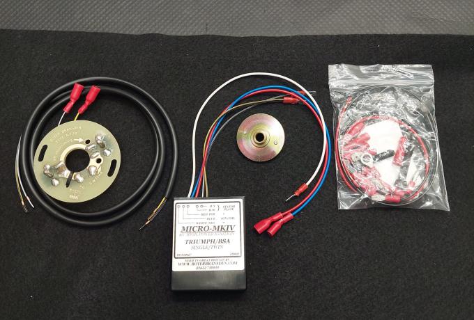 Boyer MKIV Ignition Kit. Triumph/BSA. Single/Twin 6V