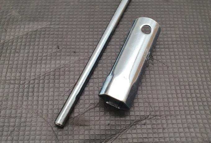 Spanner - Spark Plug C/W Tommy Bar. AJS. Matchless. Norton