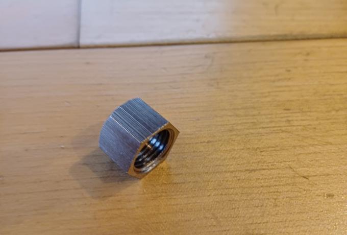 Vincent Uniton Nut 1/4" BSP for 5/16" Pipe brass nickle plated