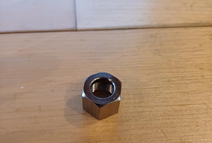 Vincent Uniton Nut 1/4" BSP for 5/16" Pipe brass nickle plated