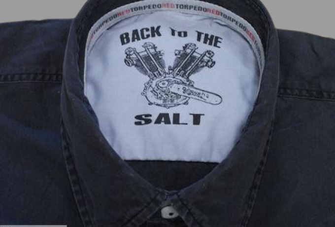 Brough Superior "Back to the salt" Kurzarm Hemd S