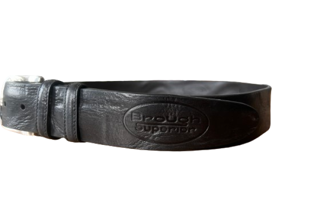 Brough Superior Ledergürtel schwarz