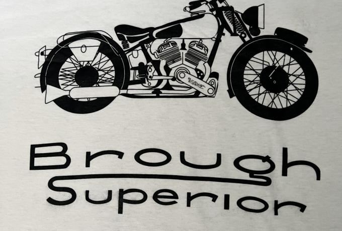 Brough Superior T-Shirt Brough weiß M