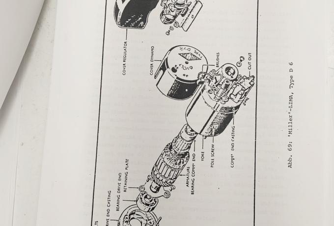 Vincent HRD Service Sheet in German Copy 