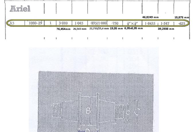 Ariel Big End 250/350/500/600cc