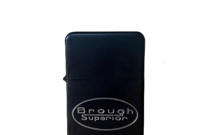 Brough Superior Zippo black/gold