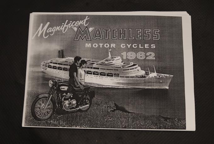 Matchless Motor Cycles 1962 Catalogue copy