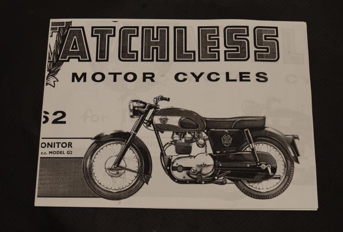 Matchless Motor Cycles 1962 Catalogue copy