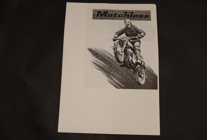 Matchless Catalogue copy