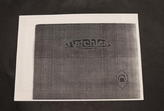 Matchless Model.H Catalogue 1921 copy