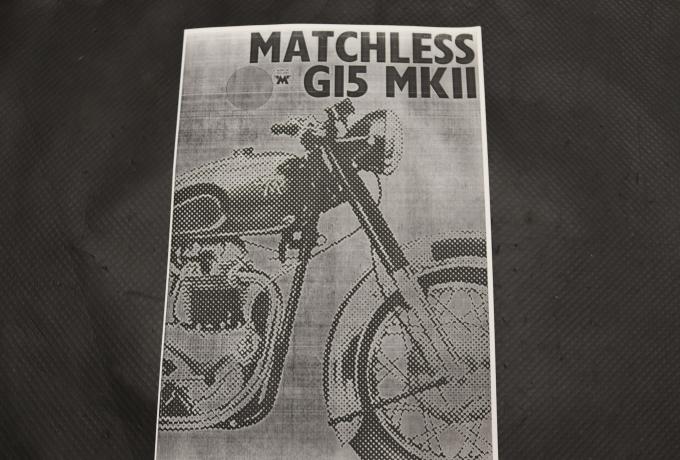 Matchless G15 MKII Catalogue copy