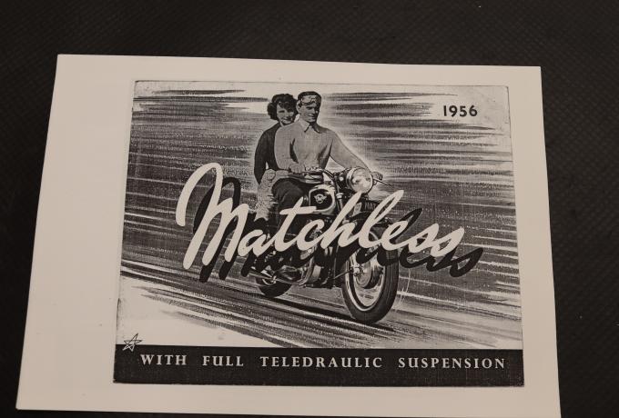 Matchless 1956 Catalogue copy