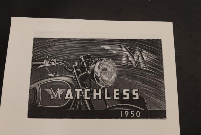 Matchless 1950 Catalogue copy