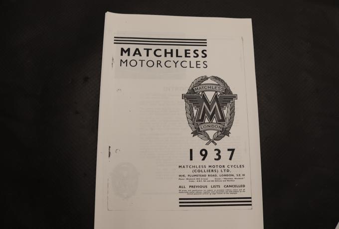 Matchless Motorcycles Catalogue 1937 copy