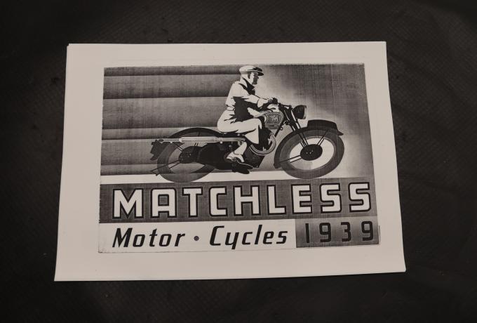 Matchless Motor Cycles Catalogue 1939