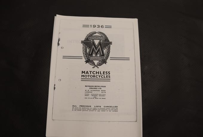 Matchless Motorcycles Catalogue 1936 copy