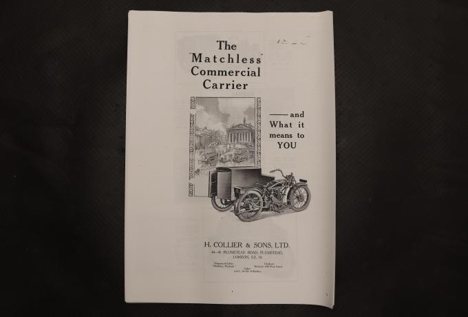 Matchless Models Catalogue for 1925 copy