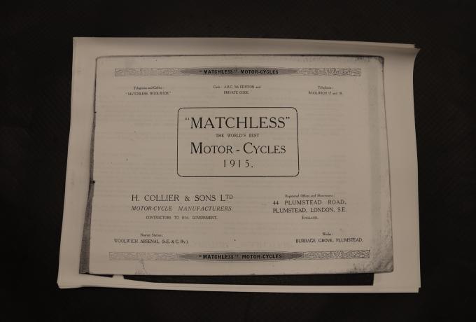 Matchless Motorcycles Catalogue 1915 copy