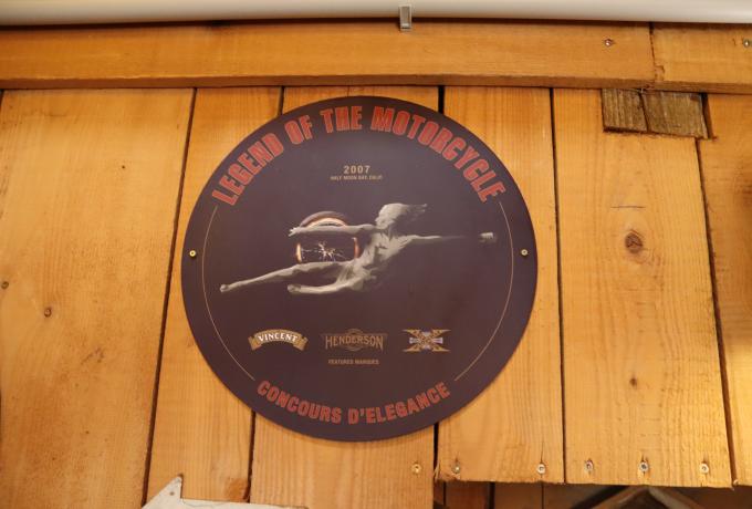 Legend of the Motorcycles Sign 2007