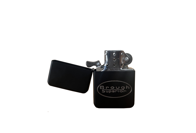 Brough Superior Feuerzeug / Zippo schwarz