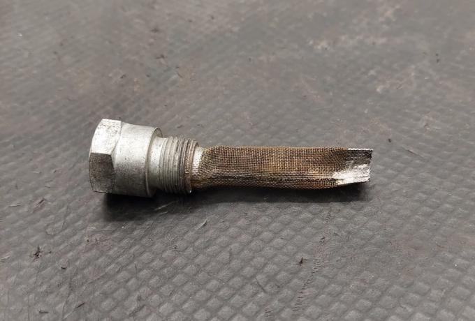 AJS/Matchless Oil Feed Union with Filter 3/8 BSP 1947-51 NOS