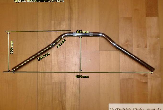 Triumph Lenker niedrig 7/8"/22mm