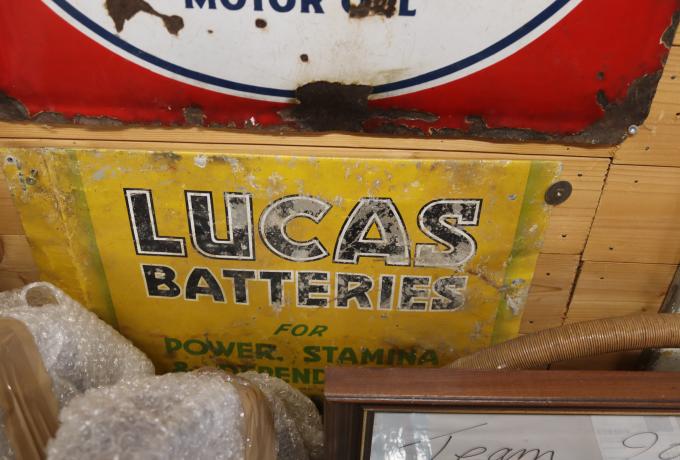 Lucas Batteries Sign