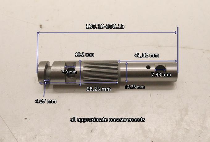 AJS/Matchless, Oil Pump Shaft 350 cc 1937-49 Single Start