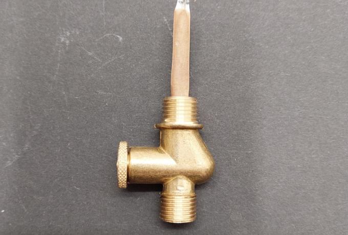 Petrol Tap 1/4" x 1/4" Straight Through Brassform