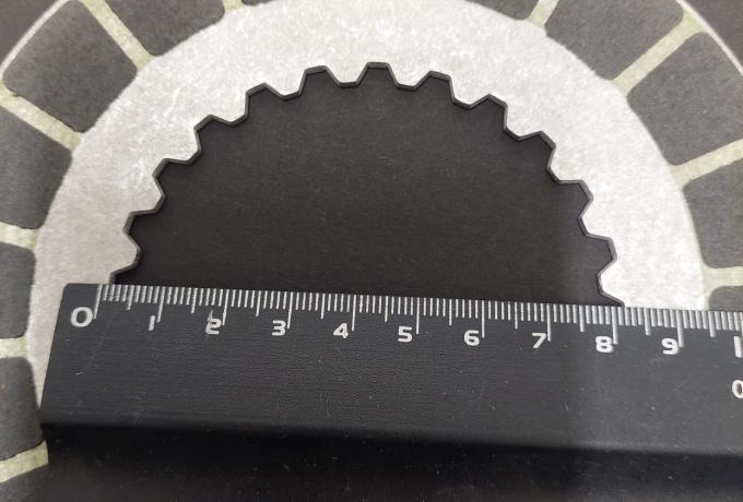 Norton Commando 750 Clutch Plate Set of 4, Bonded metal friction plates