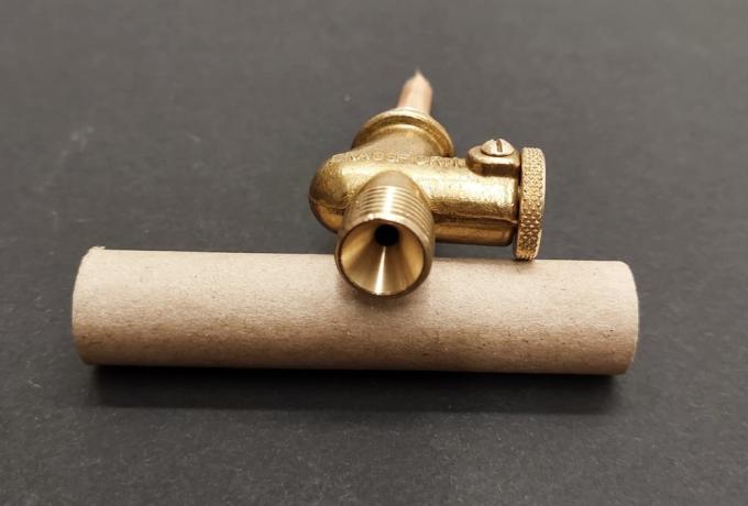 Petrol Tap 1/4" x 1/4" Straight Through Brassform