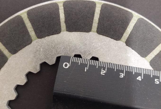 Norton Commando 750 Clutch Plate Set of 4, Bonded metal friction plates