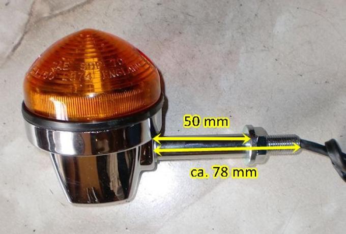 SA/Triumph/Norton Winker/Flasher Lamp Short Stem, LAP (Lucas) 