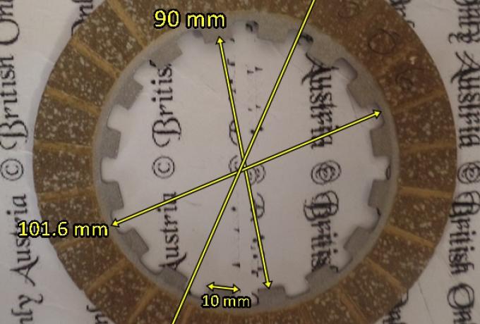 Norton Kupplungsplatte Surflex