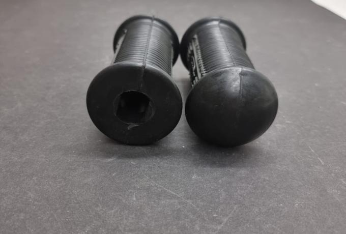 Triumph Footrest Rubbers with Logo